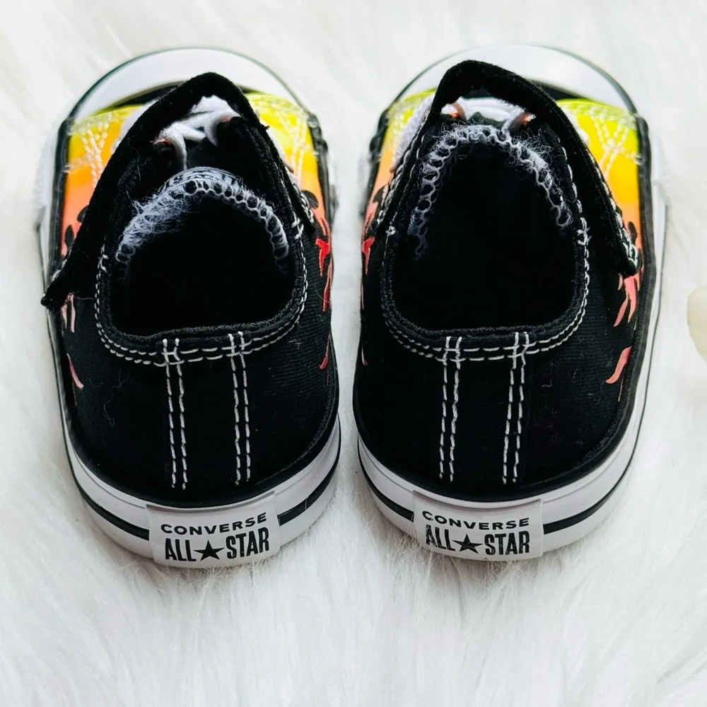 Toddler Converse Flame Print Sneakers